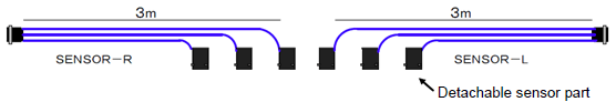 OEG-16-01-0130S Sensor Part (L, R) 3mm Separate type